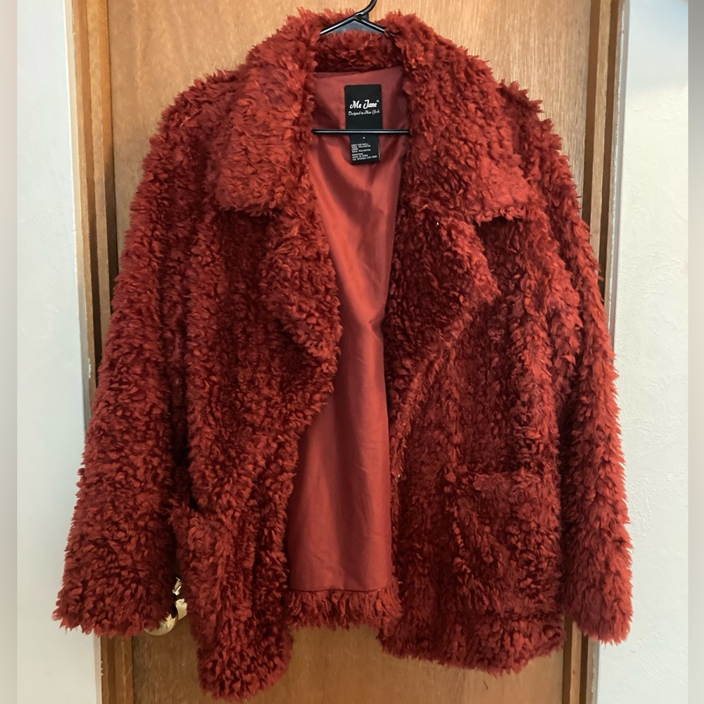 Me Jane Sherpa Jacket, Size M (fits large)